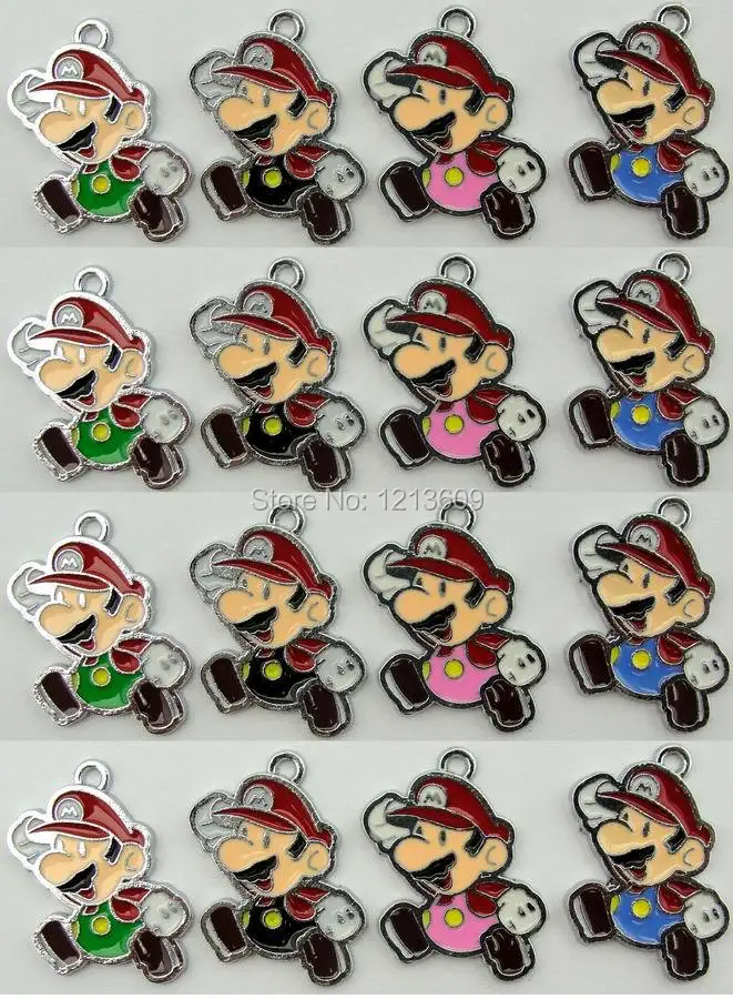 Hot sale New 50 Pcs/lot Super Mario Charm Metal Pendant jewelry Make DIY Christmas Gift Free Shipping
Hot sale New 50 Pcs/lot Super Mario Charm Metal Pendant jewelry Make DIY Christmas Gift Free Shipping