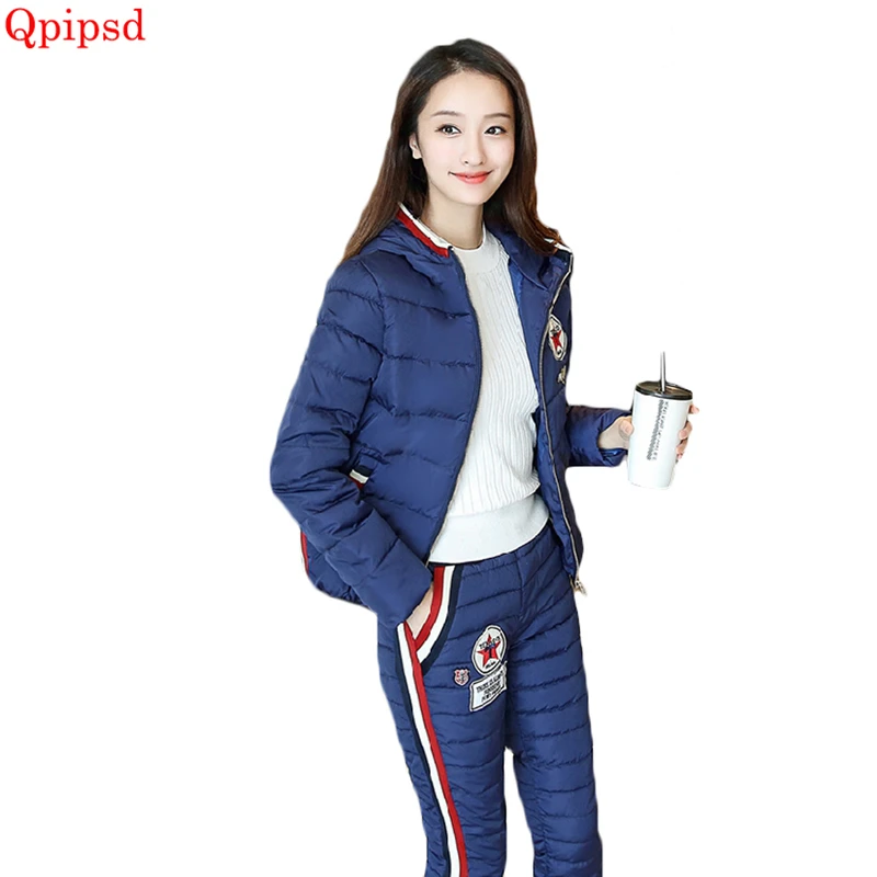 2018 New winter jacket tracksuit sets womens slim warm cotton sportwear 2 piece set suit female cotton coat+cotton pants suits
2018 New winter jacket tracksuit sets womens slim warm cotton sportwear 2 piece set suit female cotton coat+cotton pants suits