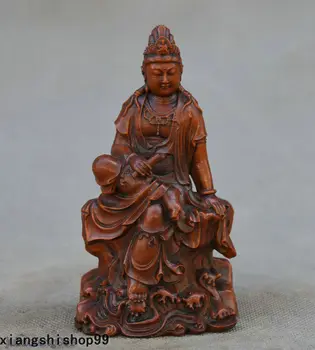 Crafts statue China Temple Boxwood Wood hand-carved kwan-yin GuanYin Bodhisattva Buddha Statue
Crafts statue China Temple Boxwood Wood hand-carved kwan-yin GuanYin Bodhisattva Buddha Statue