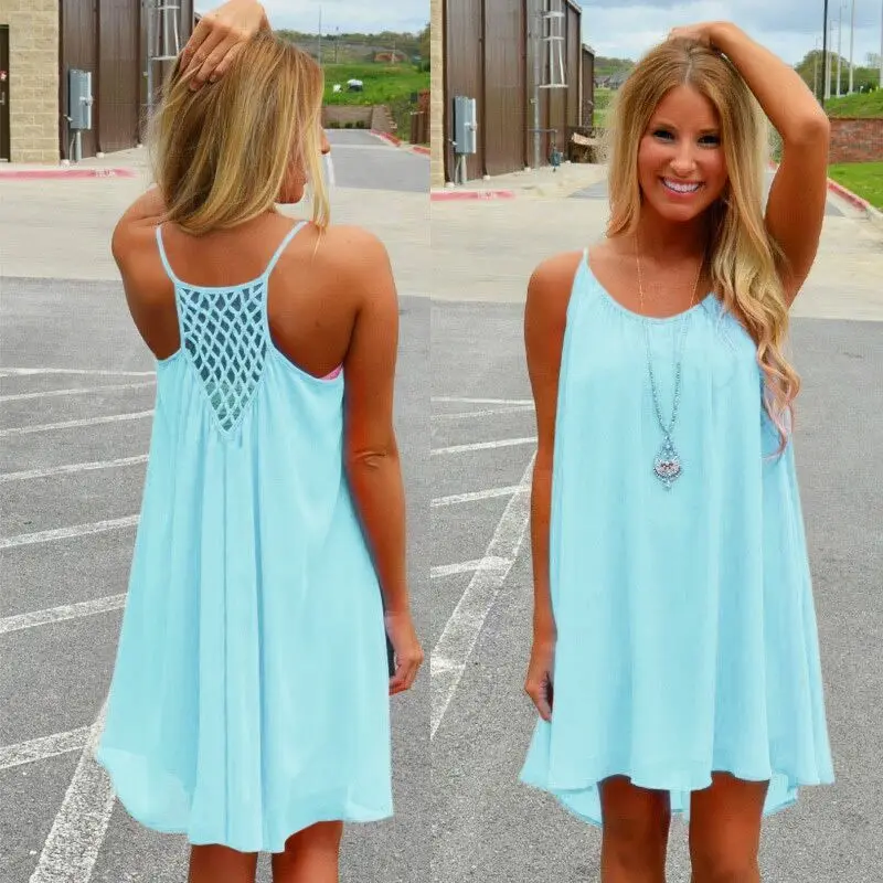 Women Summer Dress Chiffon Sleeveless Boho Beach Sundress Casual Party Wear Women Beach Dress Female Summer Dress women vestidos
Women Summer Dress Chiffon Sleeveless Boho Beach Sundress Casual Party Wear Women Beach Dress Female Summer Dress women vestidos