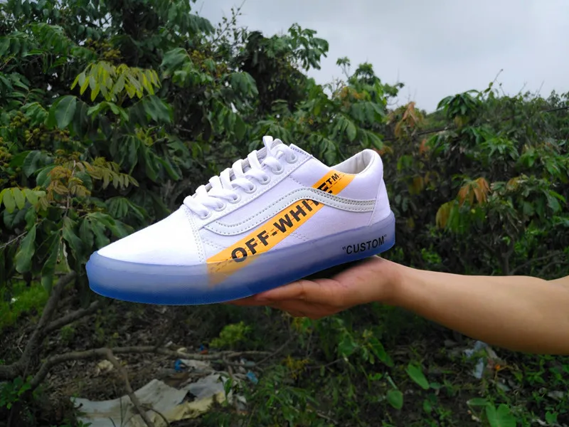 VANS CE Y62 Vans Old Skool X Off-White Classic Men And Womens Sneakers –  About The SHOES