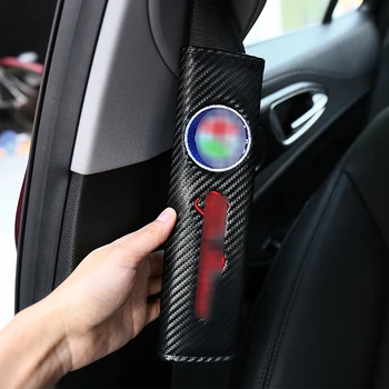 QHCP 2Pcs Car Cloth Seat Belt Cover Carbon Fiber Shoulders Pads Sleeve Seats Case Protection Strap For Alfa Romeo Giulia Stelvio 
QHCP 2Pcs Car Cloth Seat Belt Cover Carbon Fiber Shoulders Pads Sleeve Seats Case Protection Strap For Alfa Romeo Giulia Stelvio