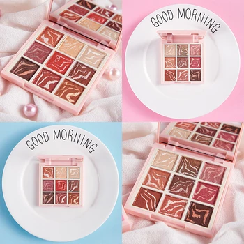 9 Colors Pearlescent Matte Eyeshadow Ins Style Pork Belly Pattern Red Brown Eye Shadow Makeup Palette Daily Nude Makeup
9 Colors Pearlescent Matte Eyeshadow Ins Style Pork Belly Pattern Red Brown Eye Shadow Makeup Palette Daily Nude Makeup