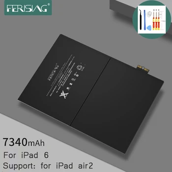 FERISING For iPad 6 Air 2 Tablet Battery 2020 New Original A1566 A1567 A1547 iPad6 bateria Polymer Batarya Replacement battery
FERISING For iPad 6 Air 2 Tablet Battery 2020 New Original A1566 A1567 A1547 iPad6 bateria Polymer Batarya Replacement battery
