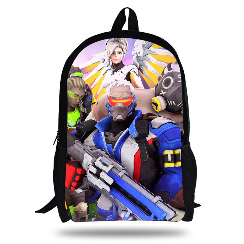 2018 Overwatch Hot PC Game Backpack Mochila Teenage Girls Bags Children Character Trecer/Reaper Print Gift Kids School Bags
2018 Overwatch Hot PC Game Backpack Mochila Teenage Girls Bags Children Character Trecer/Reaper Print Gift Kids School Bags