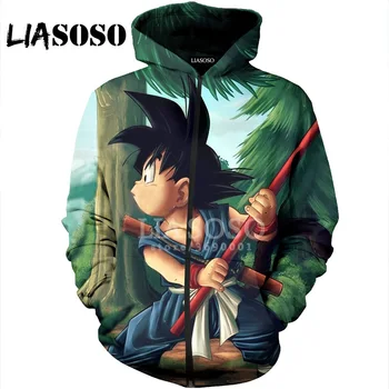 LIASOSO 3D Print Women Men Anime Dragon Ball Z Super Cute Goku Hooded pull over Hoodies Sweatshirts Zipper Jacket Harajuku X0959
LIASOSO 3D Print Women Men Anime Dragon Ball Z Super Cute Goku Hooded pull over Hoodies Sweatshirts Zipper Jacket Harajuku X0959