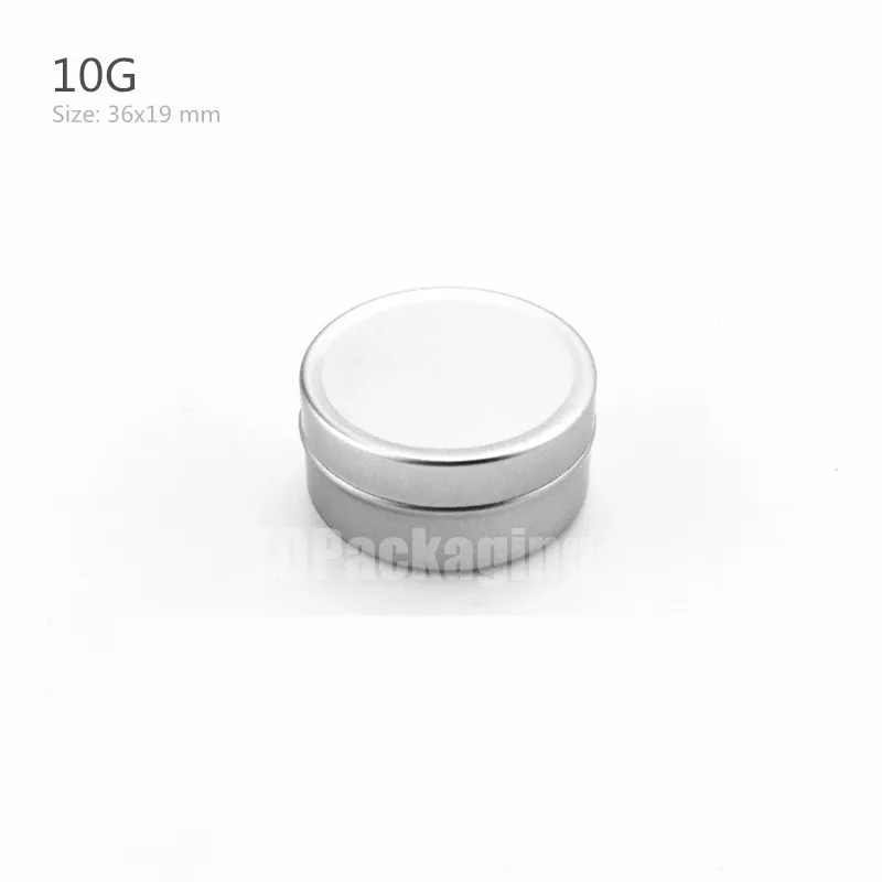 

10g X 100 Aluminum Jar,empty Cosmetic Container Cream Jar Sample Tin 10ml Lip Balm Small Metal Pot Nail Art Cans,makeup Packing