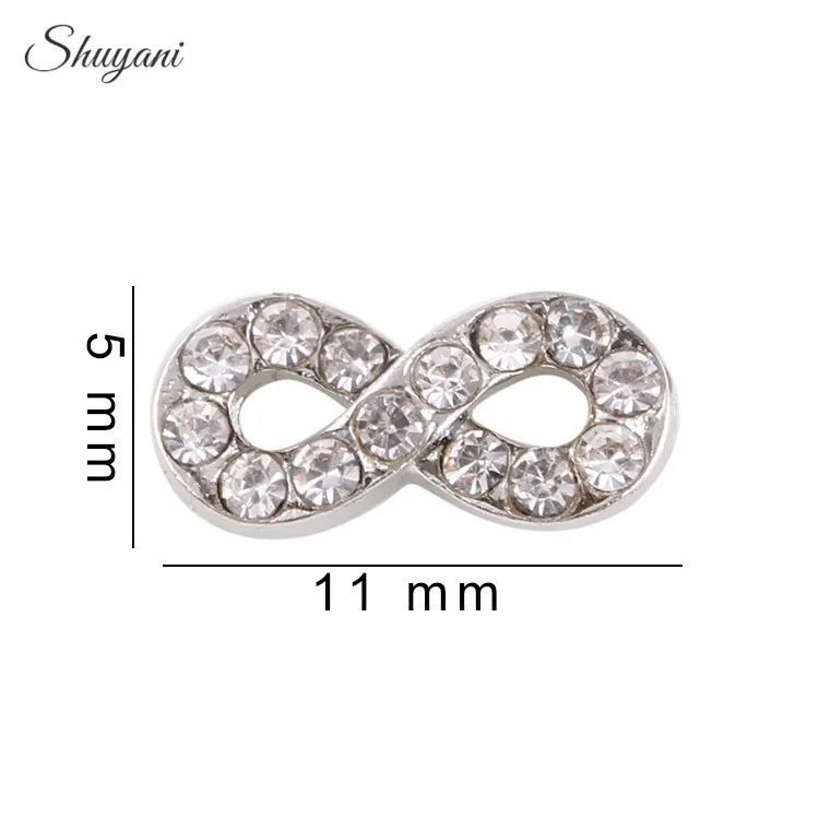 5*11mm Infinity Floating Charms Silver Crystal Infinity Charms For Glass Floating Locket Charms
5*11mm Infinity Floating Charms Silver Crystal Infinity Charms For Glass Floating Locket Charms