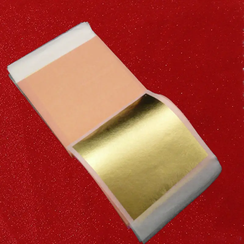 One transfer booklet of 25 sheets 8X8cm 99.99% Genuine gold leaf foil sheet 24k Patent Gold Leaf free shipping
One transfer booklet of 25 sheets 8X8cm 99.99% Genuine gold leaf foil sheet 24k Patent Gold Leaf free shipping