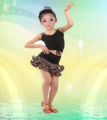 Children Latin dance costumes girls children leopard Latin dance dress practice uniforms performance dance dress
Children Latin dance costumes girls children leopard Latin dance dress practice uniforms performance dance dress