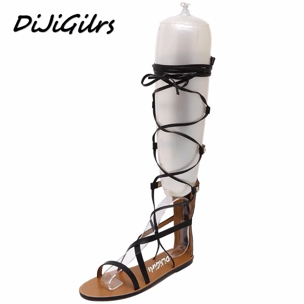 DiJiGirls new fashion sexy hollow gladiator cross tied women casual flat sandals knee summer shoes women sandals black brown
DiJiGirls new fashion sexy hollow gladiator cross tied women casual flat sandals knee summer shoes women sandals black brown
