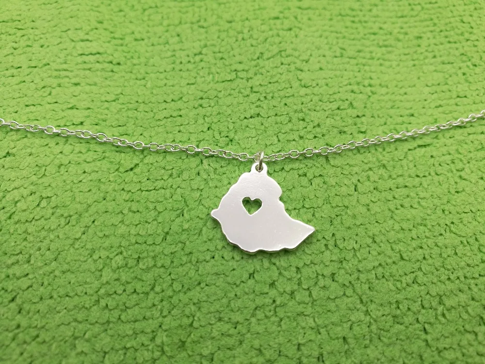 10PCS African Country Map Ethiopia Necklace Charm Ethiopian Pride I Heart Love Capital Ethiopia Addis Ababa City Necklaces Gifts
10PCS African Country Map Ethiopia Necklace Charm Ethiopian Pride I Heart Love Capital Ethiopia Addis Ababa City Necklaces Gifts
