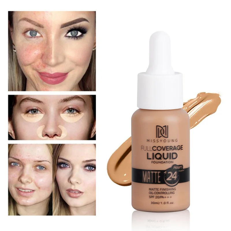 Hot Matte Sunscreen Oil Control Whitening Moisturizing Liquid Foundation Brighten Skin Color Waterproof Concealer Liquid TSLM1
Hot Matte Sunscreen Oil Control Whitening Moisturizing Liquid Foundation Brighten Skin Color Waterproof Concealer Liquid TSLM1