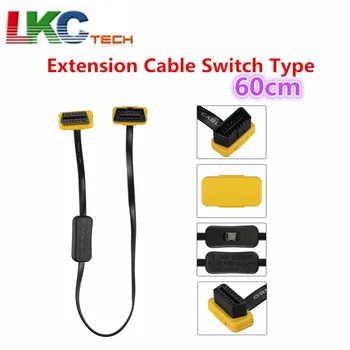 2019 AUTOOL OBDII 16PIN 60CM Extension Cable Switch Type Car Diagnositc Adapter Male to Female Connector Cable
2019 AUTOOL OBDII 16PIN 60CM Extension Cable Switch Type Car Diagnositc Adapter Male to Female Connector Cable