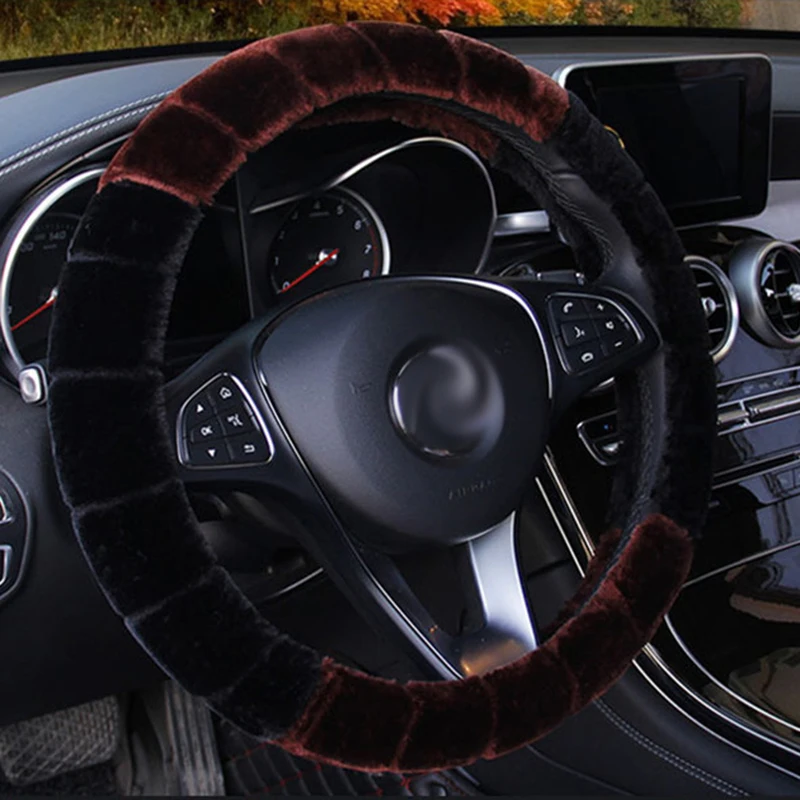 Soft plush steering wheel cover car accessories winter universal original wheel cover 38cm 15" for bmw g30 for funda volante
Soft plush steering wheel cover car accessories winter universal original wheel cover 38cm 15" for bmw g30 for funda volante