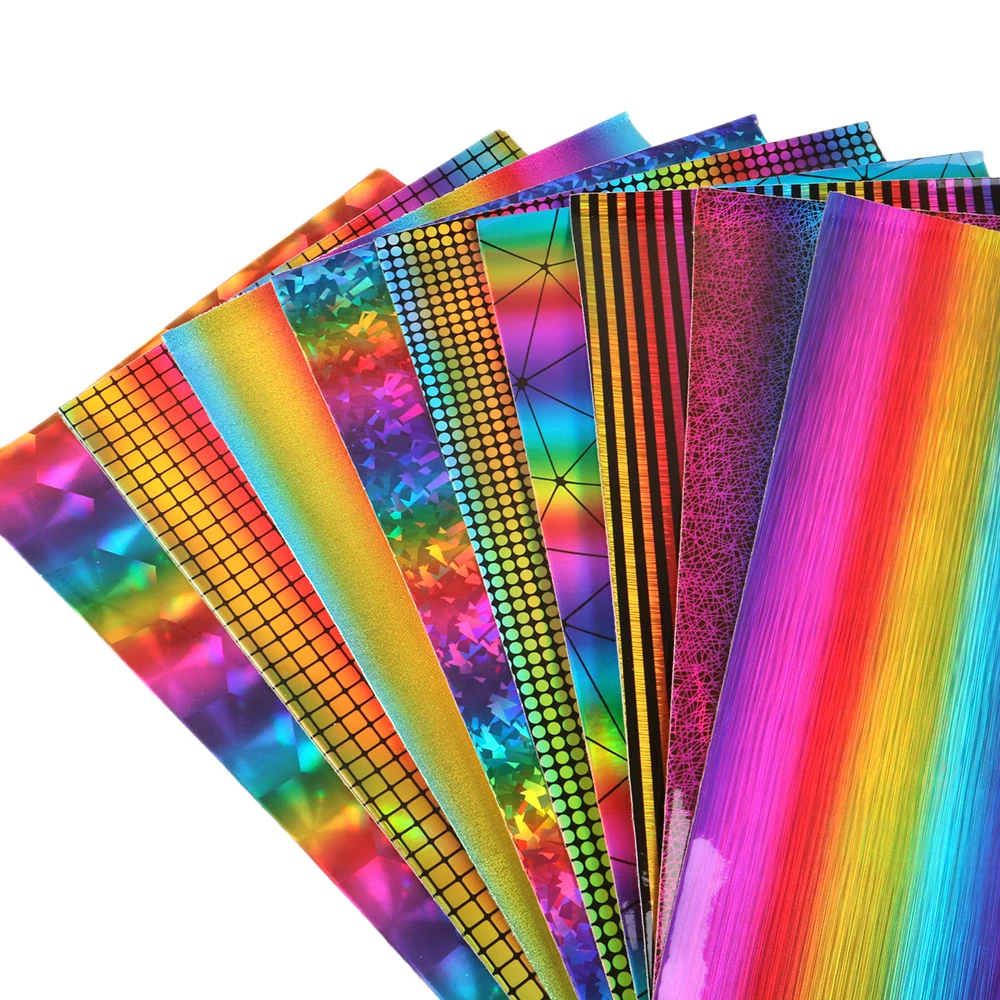David accessories 8pcs/set 20*34cm Rainbow Laser Iridescent Mirror Faux Synthetic Leather, DIY Hairbow Bag Material,1Yc6623
David accessories 8pcs/set 20*34cm Rainbow Laser Iridescent Mirror Faux Synthetic Leather, DIY Hairbow Bag Material,1Yc6623