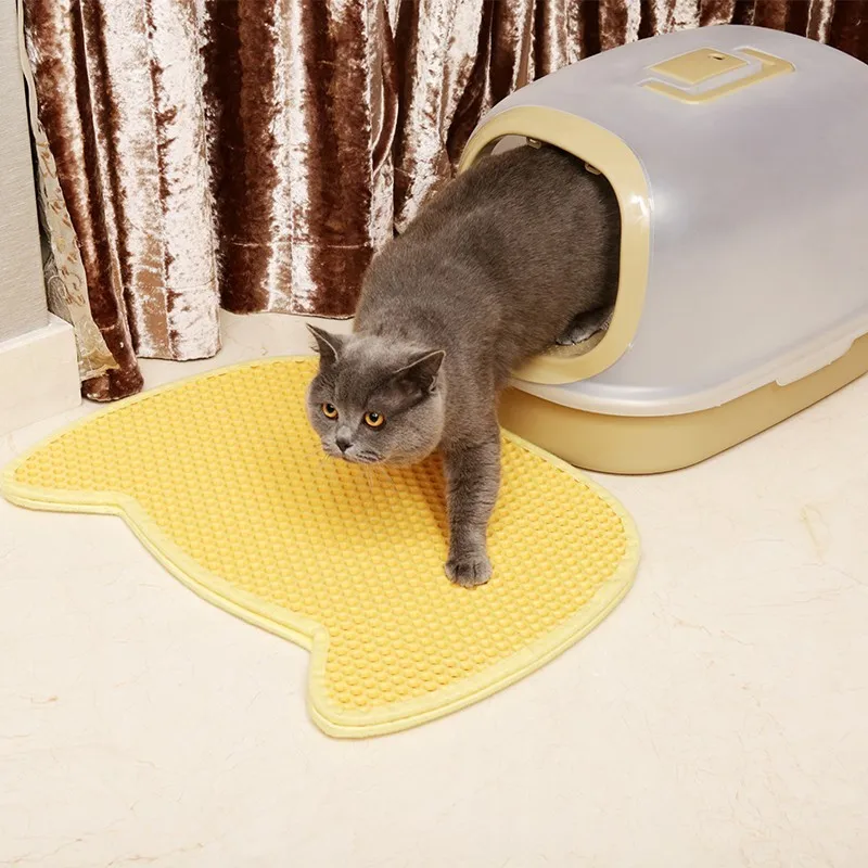 Pet Cat Litter Mat EVA Waterproof Double Layer Cat Trapping Mat Washable Clean Pad Non-slip Kitten Pet Products Cat Accessories
Pet Cat Litter Mat EVA Waterproof Double Layer Cat Trapping Mat Washable Clean Pad Non-slip Kitten Pet Products Cat Accessories