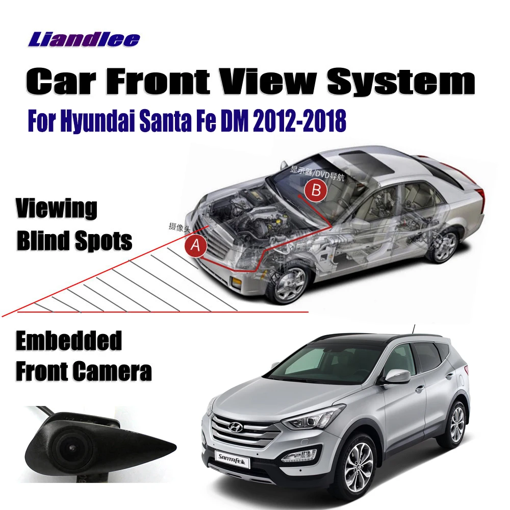 Liandlee Car Front View Logo Embedded Camera Cigarette Lighter For Hyundai Santa Fe DM 2012-2018 2015 4.3" LCD Monitor Screen
Liandlee Car Front View Logo Embedded Camera Cigarette Lighter For Hyundai Santa Fe DM 2012-2018 2015 4.3" LCD Monitor Screen