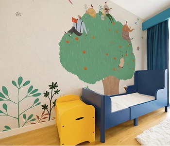 Bacaz Apple Tree Teachers 3d Cartoon Stickers Wallpaper Murals for Baby Nursery Kids Room 3d Wall Mural Wall paper Kindergarten
Bacaz Apple Tree Teachers 3d Cartoon Stickers Wallpaper Murals for Baby Nursery Kids Room 3d Wall Mural Wall paper Kindergarten