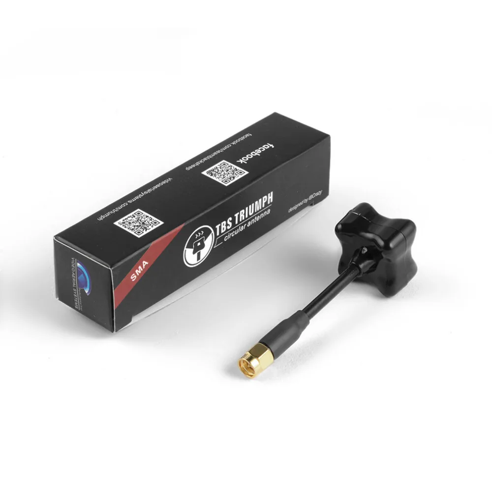 New TBS TRIUMPH Team Antenna BlackSheep VAS 5.8GHz Circular Polarized Triumph Antenna SMA RP-SMA for FPV Racing Quadcopter
New TBS TRIUMPH Team Antenna BlackSheep VAS 5.8GHz Circular Polarized Triumph Antenna SMA RP-SMA for FPV Racing Quadcopter