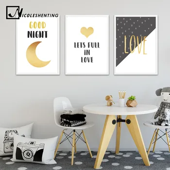 Golden Letter Abstract Canvas Art Posters and Prints Cartoon Painting Nordic Wall Pictures Kids Bedroom Decoration Home Decor
Golden Letter Abstract Canvas Art Posters and Prints Cartoon Painting Nordic Wall Pictures Kids Bedroom Decoration Home Decor