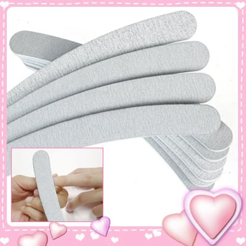 nail tools for manicure sanding nail file 100/180 50pcs/lot curved sandpaper file plastic grey emery boards 240 for nail care
nail tools for manicure sanding nail file 100/180 50pcs/lot curved sandpaper file plastic grey emery boards 240 for nail care