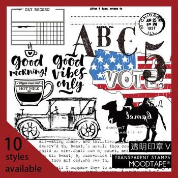 moodtape vintage clear stamp for DIY scrapbooking/photo album Decorative transparent stamp postmark number rubber stamp seal
moodtape vintage clear stamp for DIY scrapbooking/photo album Decorative transparent stamp postmark number rubber stamp seal