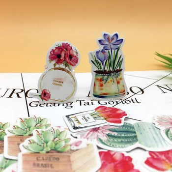9X4pcs Japanese Style Cactus and Perfume Creative cute Self-made flowers paper Stickers
9X4pcs Japanese Style Cactus and Perfume Creative cute Self-made flowers paper Stickers