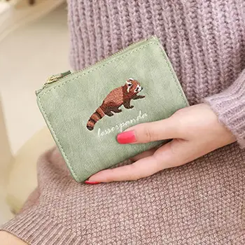 Women Lovely Animal Pattern Embroider Leather Mini Wallet Hasp Zipper Design Coin Purse Card Holder Bags Famous Wallet Women
Women Lovely Animal Pattern Embroider Leather Mini Wallet Hasp Zipper Design Coin Purse Card Holder Bags Famous Wallet Women