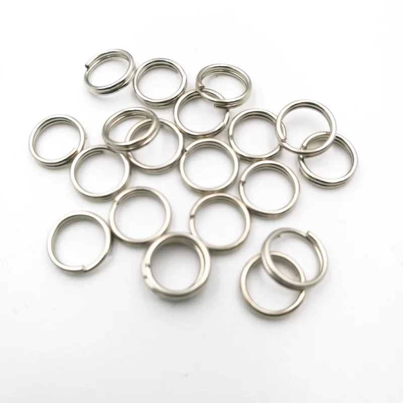 20 pcs/lot Stainless Steel Split Rings for Blank Lures Crankbait Hard Bait For Each Pack Bass Walleye Fishing ring
20 pcs/lot Stainless Steel Split Rings for Blank Lures Crankbait Hard Bait For Each Pack Bass Walleye Fishing ring