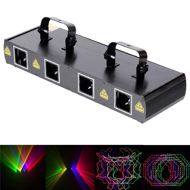 High Quality 4 lens 580mW RGBY DMX Laser Projector Disco DJ Stage Party Lighting Professional 4 Heads Beam Wash Lights
High Quality 4 lens 580mW RGBY DMX Laser Projector Disco DJ Stage Party Lighting Professional 4 Heads Beam Wash Lights