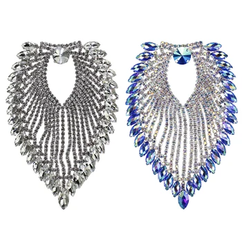 5pieces Water Droplets Rhinestones Diamond Patches Crystal Applique for Bridal Dress Clothes Shoulder Decorated Sewing TH1142
5pieces Water Droplets Rhinestones Diamond Patches Crystal Applique for Bridal Dress Clothes Shoulder Decorated Sewing TH1142