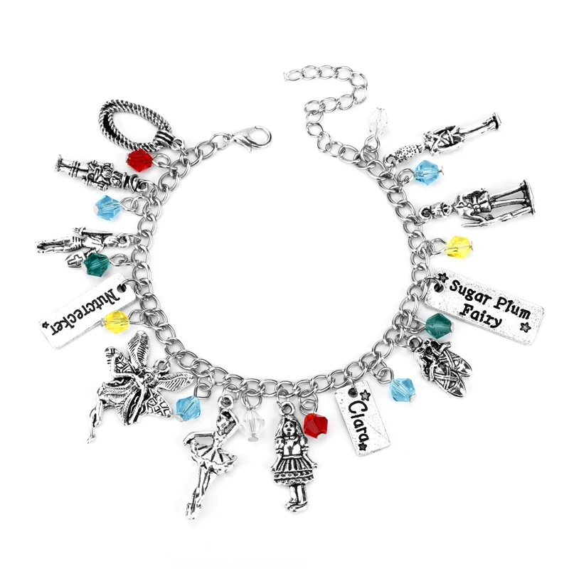 The Nutcracker Charm Bracelet Fashion The Nutcracker And The Four Realms Jewelry Pendant Crystal Bead Bangle Bracelet For Women
The Nutcracker Charm Bracelet Fashion The Nutcracker And The Four Realms Jewelry Pendant Crystal Bead Bangle Bracelet For Women