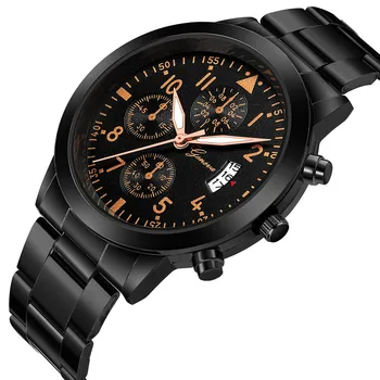 Hot sale Men Watch Business Fashion Date Military Waterproof Sport Stainless Steel Analog Quartz Wristwatch clock Erkek izle
Hot sale Men Watch Business Fashion Date Military Waterproof Sport Stainless Steel Analog Quartz Wristwatch clock Erkek izle