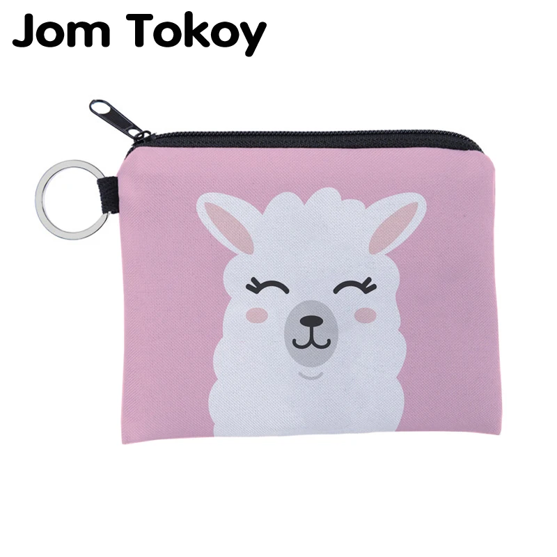 Jomtokoy Alpaca printing waterproof Purse Card Key Pouch Small Zipper Coin Purse Card Holder Mini Square Wallet lqb3013
Jomtokoy Alpaca printing waterproof Purse Card Key Pouch Small Zipper Coin Purse Card Holder Mini Square Wallet lqb3013