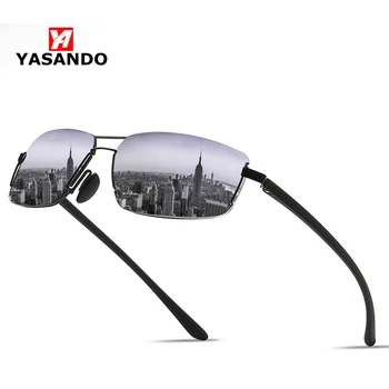 Polarized Sunglasses Men Rimless Frame YASANDO Classic Mirror Lens Outdoor Driving UV400 Men Women Eyewear XY128 with box
Polarized Sunglasses Men Rimless Frame YASANDO Classic Mirror Lens Outdoor Driving UV400 Men Women Eyewear XY128 with box
