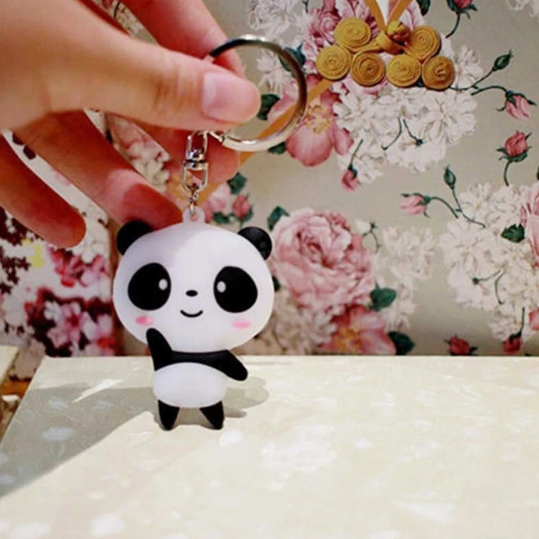 Hot Wholesale Panda Keychains Kung Fu cute Anime Cat Bear Cartoon Face Silicone PVC Keyring Kawaii Present Female Gift Key Ring
Hot Wholesale Panda Keychains Kung Fu cute Anime Cat Bear Cartoon Face Silicone PVC Keyring Kawaii Present Female Gift Key Ring