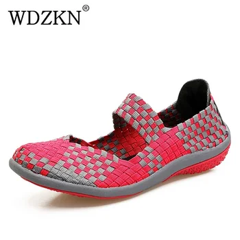 WDZKN New Arrival Summer Flat Shoes Women Casual Shoes Breathable Woven Elastic Band Shallow Flats Sneakers Women Footwear
WDZKN New Arrival Summer Flat Shoes Women Casual Shoes Breathable Woven Elastic Band Shallow Flats Sneakers Women Footwear