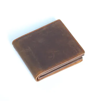 ALAVCHNV retro men crazy horse leather multi-functional leather wallet 2 fold the first layer of leather short wallet 2802
ALAVCHNV retro men crazy horse leather multi-functional leather wallet 2 fold the first layer of leather short wallet 2802