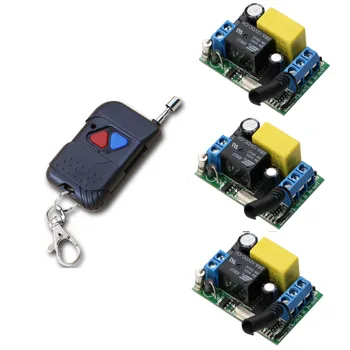 Wireless Remote Control Switch AC220V 1CH Relay Receiver Transmitter Remote Control ; 315Mhz Smart Home
Wireless Remote Control Switch AC220V 1CH Relay Receiver Transmitter Remote Control ; 315Mhz Smart Home