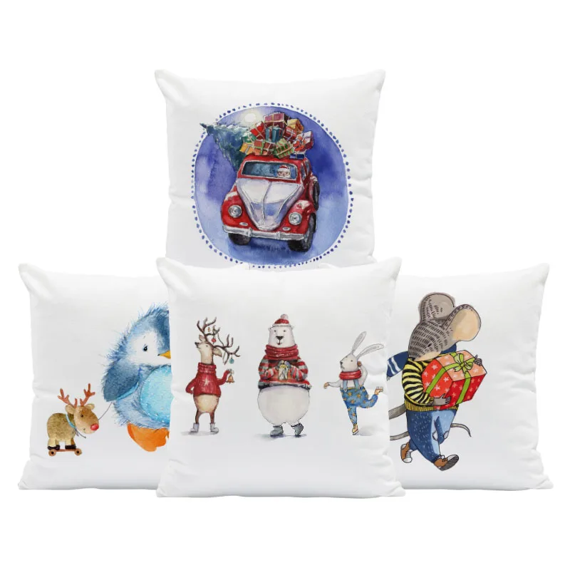 Card Love Fashion Christmas Pillow Elk Polar Bear Rabbit Cat Mouse Gift Penguin Cushion Wreath Pine Snowman Dwarf Sofa Cushion
Card Love Fashion Christmas Pillow Elk Polar Bear Rabbit Cat Mouse Gift Penguin Cushion Wreath Pine Snowman Dwarf Sofa Cushion