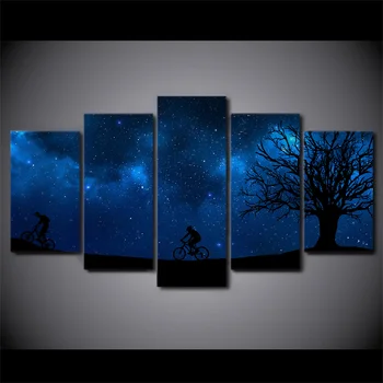 5 Pcs HD Printed Ride Under The Stars Night Wall Art Pictures Modular Canvas Home Decor Painting HD Printed Abstract Poster
5 Pcs HD Printed Ride Under The Stars Night Wall Art Pictures Modular Canvas Home Decor Painting HD Printed Abstract Poster
