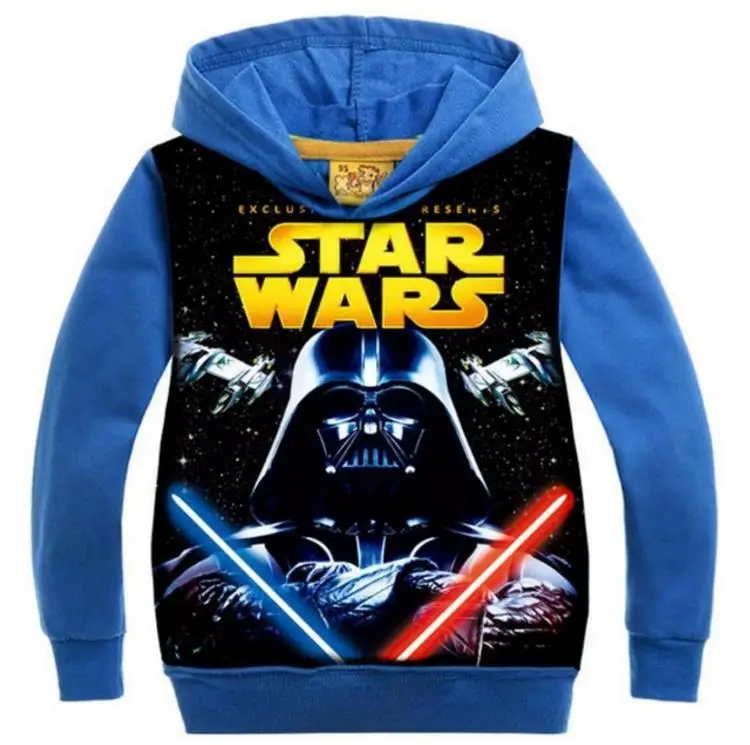 Spring Sweatshirts STAR WARS Child T Shirt Cartoon 2-14y Children Kids Boys T-Shirts With Hooded Boys Baby Outerwear Clothing
Spring Sweatshirts STAR WARS Child T Shirt Cartoon 2-14y Children Kids Boys T-Shirts With Hooded Boys Baby Outerwear Clothing