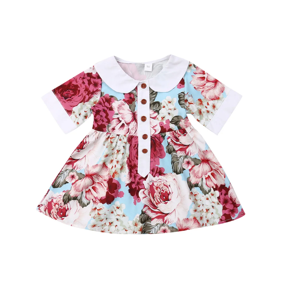 2019 Brand Girl Dress Newborn Baby Girls Kids Summer Short Sleeve Floral Print Dress Outfits Clothes 1-6Y
2019 Brand Girl Dress Newborn Baby Girls Kids Summer Short Sleeve Floral Print Dress Outfits Clothes 1-6Y