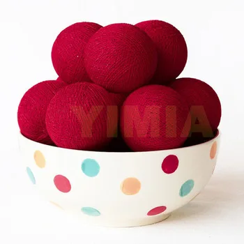 5m 50 Red Cotton Balls LED String Fairy Lights Christmas Holiday Lights Garlands AC Battery Powered Home wedding Decoration 116
5m 50 Red Cotton Balls LED String Fairy Lights Christmas Holiday Lights Garlands AC Battery Powered Home wedding Decoration 116
