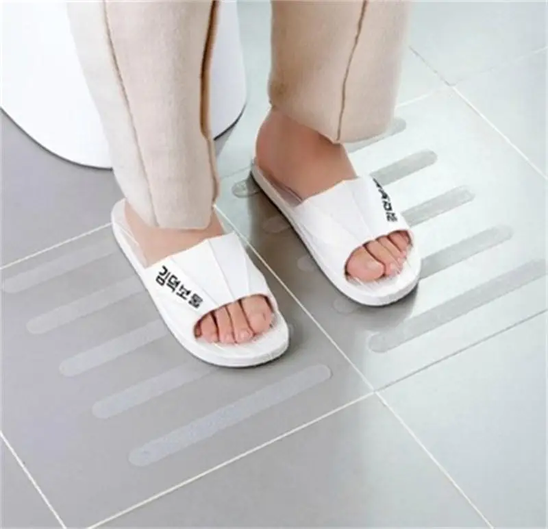 5Pcs Anti Slip Stair Tread Clear Tape Waterproof Strong Floor Safety Mat Grip Sticker Applique Bath Decor
5Pcs Anti Slip Stair Tread Clear Tape Waterproof Strong Floor Safety Mat Grip Sticker Applique Bath Decor