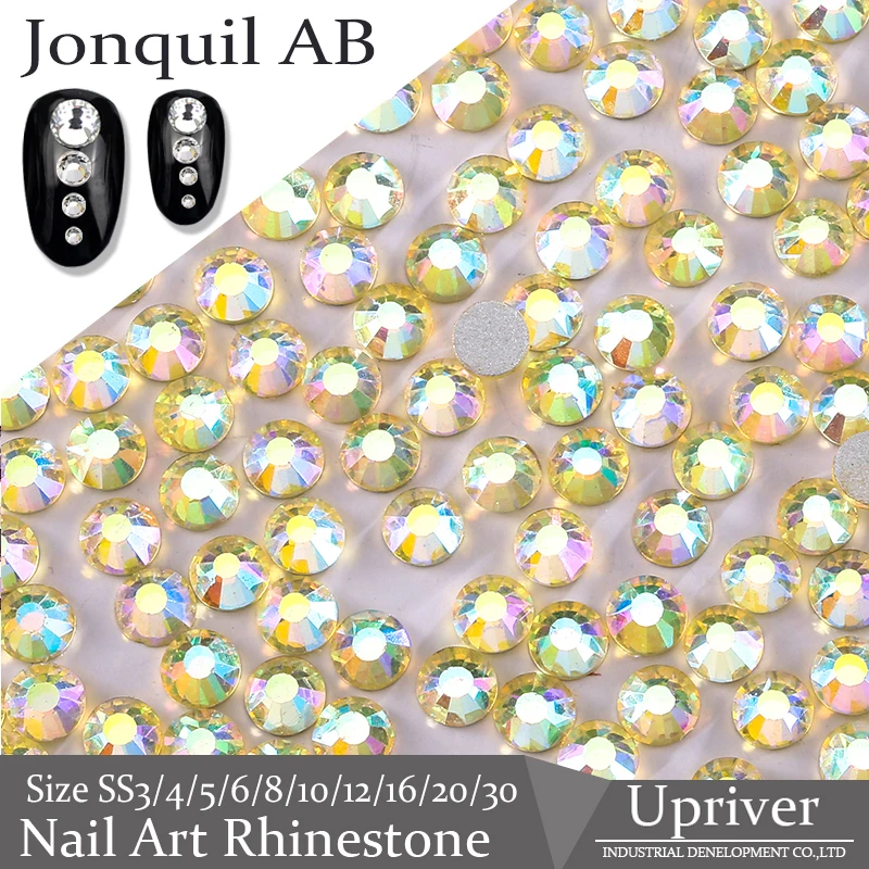 Upriver Jonquil AB Flatbak Shiny Nail Art Decoration Loose Strass Non Hotfix Rhinestones
Upriver Jonquil AB Flatbak Shiny Nail Art Decoration Loose Strass Non Hotfix Rhinestones