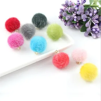 100pcs/lot round imitation rabbit fur hair ball charms for diy necklace earrings pendant jewelry making accessories materials
100pcs/lot round imitation rabbit fur hair ball charms for diy necklace earrings pendant jewelry making accessories materials