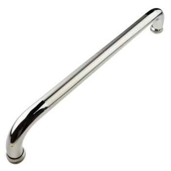 304 Stainless Steel Commercial Pipe Style Back to Back Push Pull Glass Door Handle 440mm Single Side Shower Door Handle Brushed
304 Stainless Steel Commercial Pipe Style Back to Back Push Pull Glass Door Handle 440mm Single Side Shower Door Handle Brushed