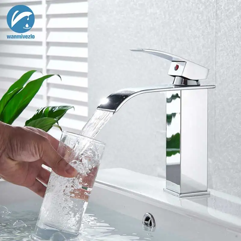 Wholesale And Retail Waterfall Bathroom Basin Faucet Chrome Deck Mount Vanity Vessel Sinks Mixer Tap Cold Hot Water Mixer Tap
Wholesale And Retail Waterfall Bathroom Basin Faucet Chrome Deck Mount Vanity Vessel Sinks Mixer Tap Cold Hot Water Mixer Tap